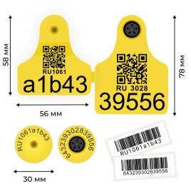 Комплект для идентификации КРС и оленей 7856/5856 и W-FDX