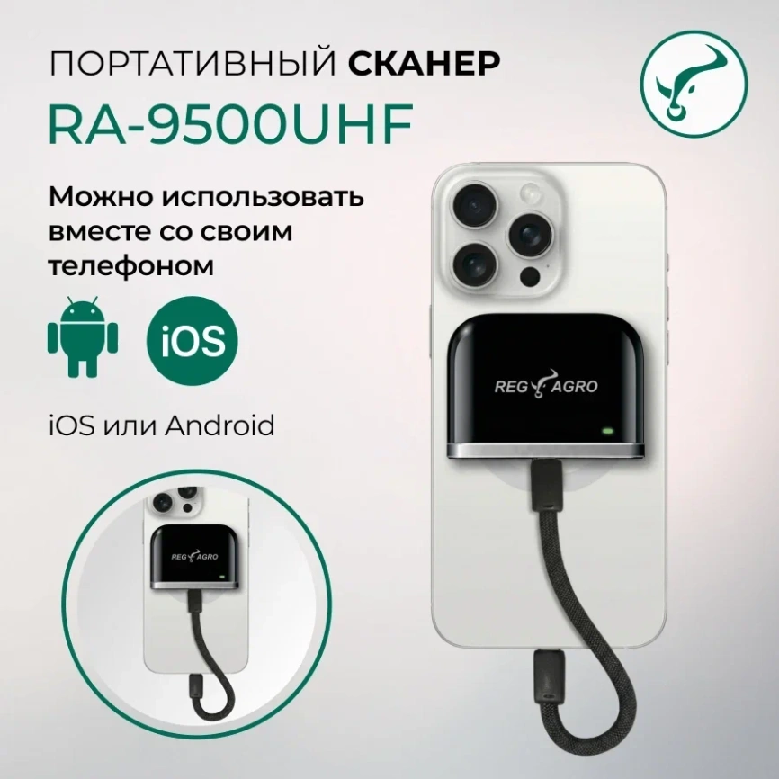 Портативный сканер RA-9500 UHF Bluetooth  фото 4